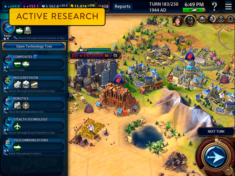 «Sid Meier's Civilization VI» появилась в App Store