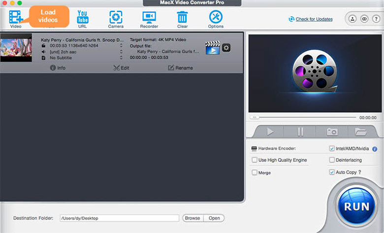 «MacX Video Converter Pro» – загрузчик и быстрый конвертер видео 4K UHD для Mac [акция: бесплатная раздача лицензий]
