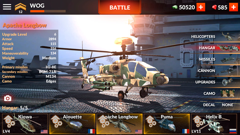 В AppStore появился авиасимулятор «World Of Gunships Online» от GameSpire