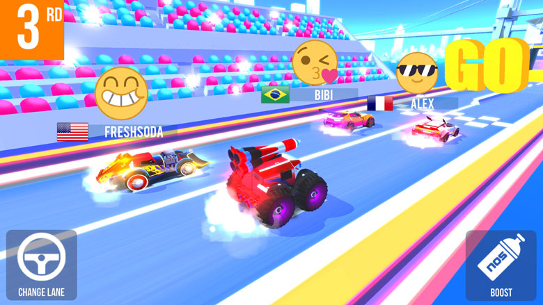 Релиз красочной мобильной гонки «SUP Multiplayer Racing» на iOS