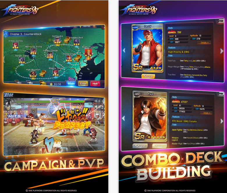 Ролевая игра «King of Fighters '98 Ultimate Match Online» доступна по всему миру для iOS